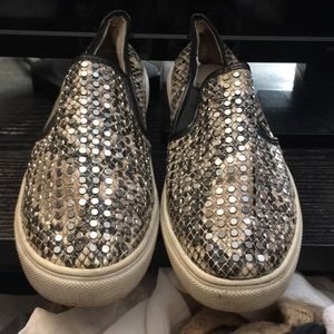 Snakeskin Steven Madden Slip Ons